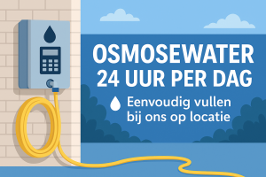 Osmosewater 24 uur per dag